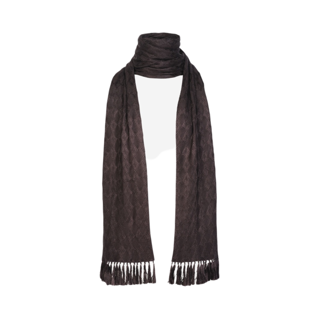 SI1TE0015S18066900 Maison Margiela Knitted Scarf Black