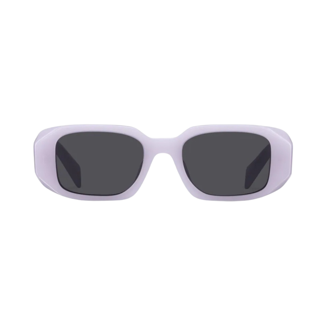 (W) 프라다 심볼 선글라스 슬레이트 그레이 렌즈 라일락 아세테이트((W) Prada Symbol Sunglasses Slate Grey Lenses Lilac Acetate) - 1
