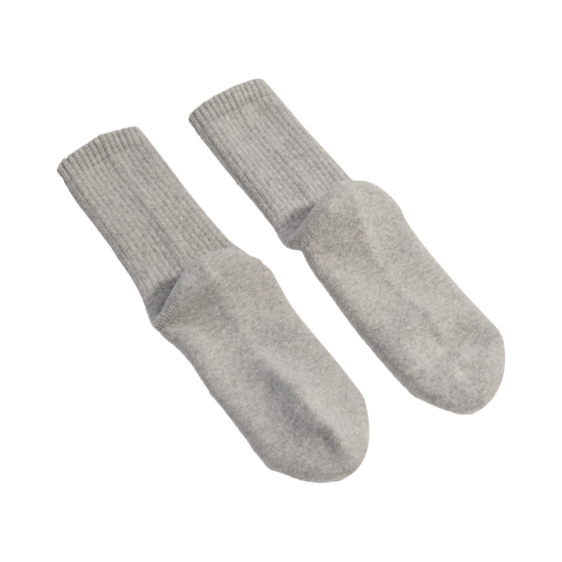 L22E0SCW304AP2MGY LI2 Warm Daily Crew Socks Melange Gray