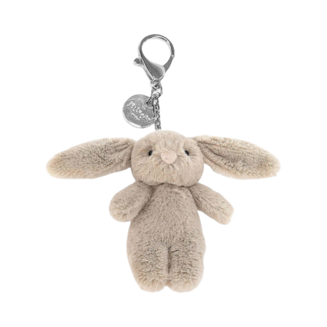 BB4BBC Jellycat Bashful Bunny Bag Charm Beige