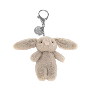 Jellycat Bashful Bunny Bag Charm Beige