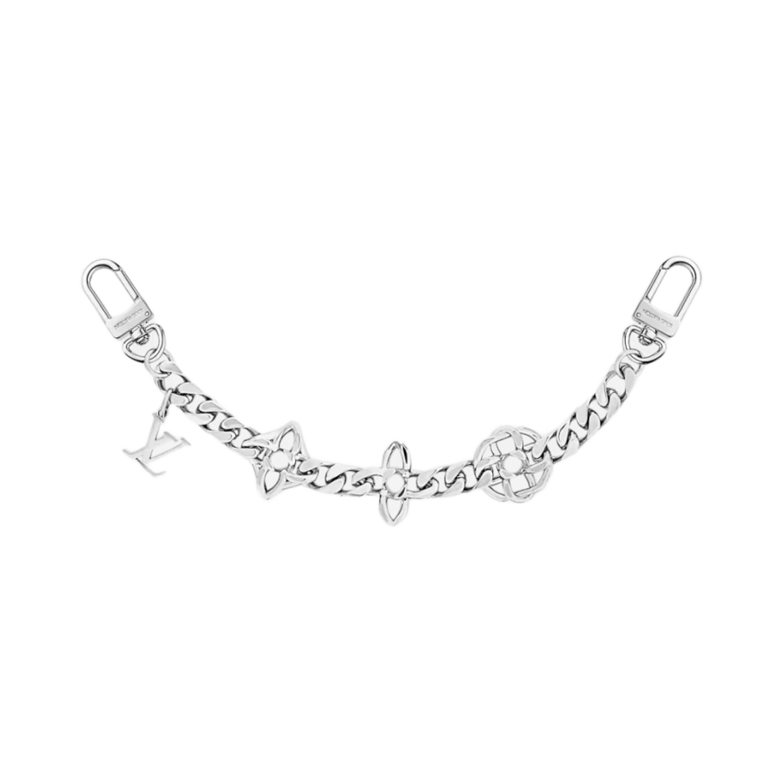루이비통 MNG 자이언트 체인 키 홀더 & 백 참 실버(Louis Vuitton MNG Giant Chain Key Holder and Bag Charm Silver) - 1