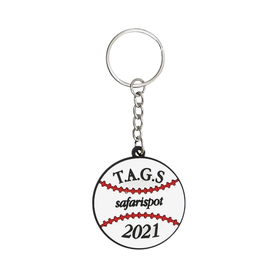 saf00190 Safarispot Roux Base Baseball Keyring