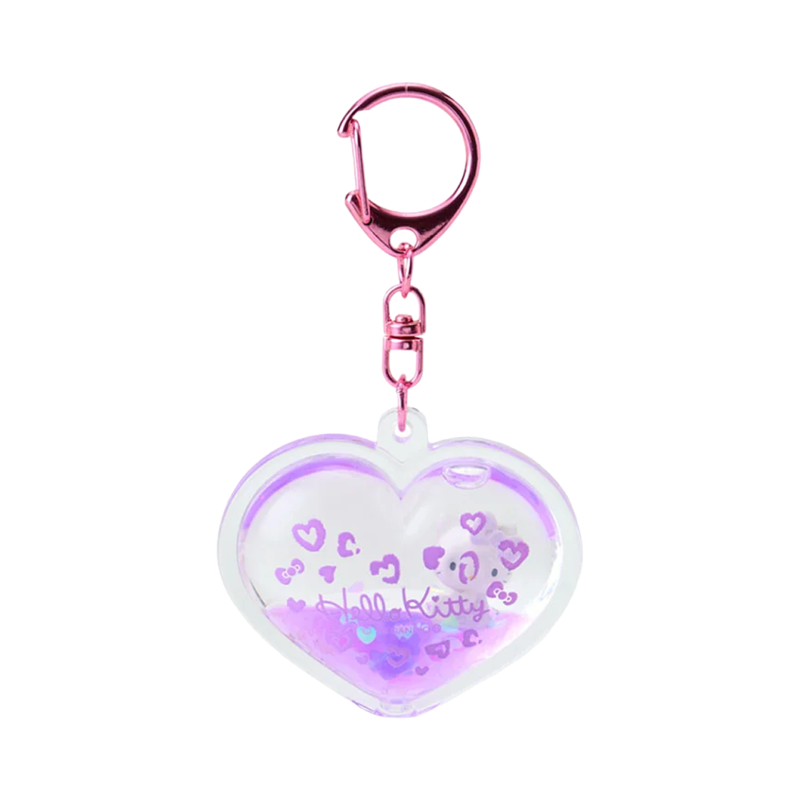 산리오 헬로 키티 갈 돔 키체인 레오파드 퍼플(Sanrio Hello Kitty Gal Dome Keychain Leopard Purple) - 1
