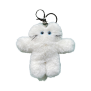 Godashin Cats Keyring White