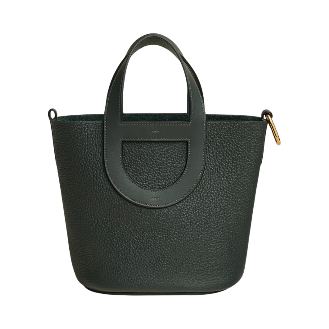 에르메스 인 더 루프 18 백 클레망스 스위프트 & 골드 하드웨어 베르 퐁쎄(Hermes In The Loop 18 Bag Clemence Swift & Gold Vert Fonce) - 1