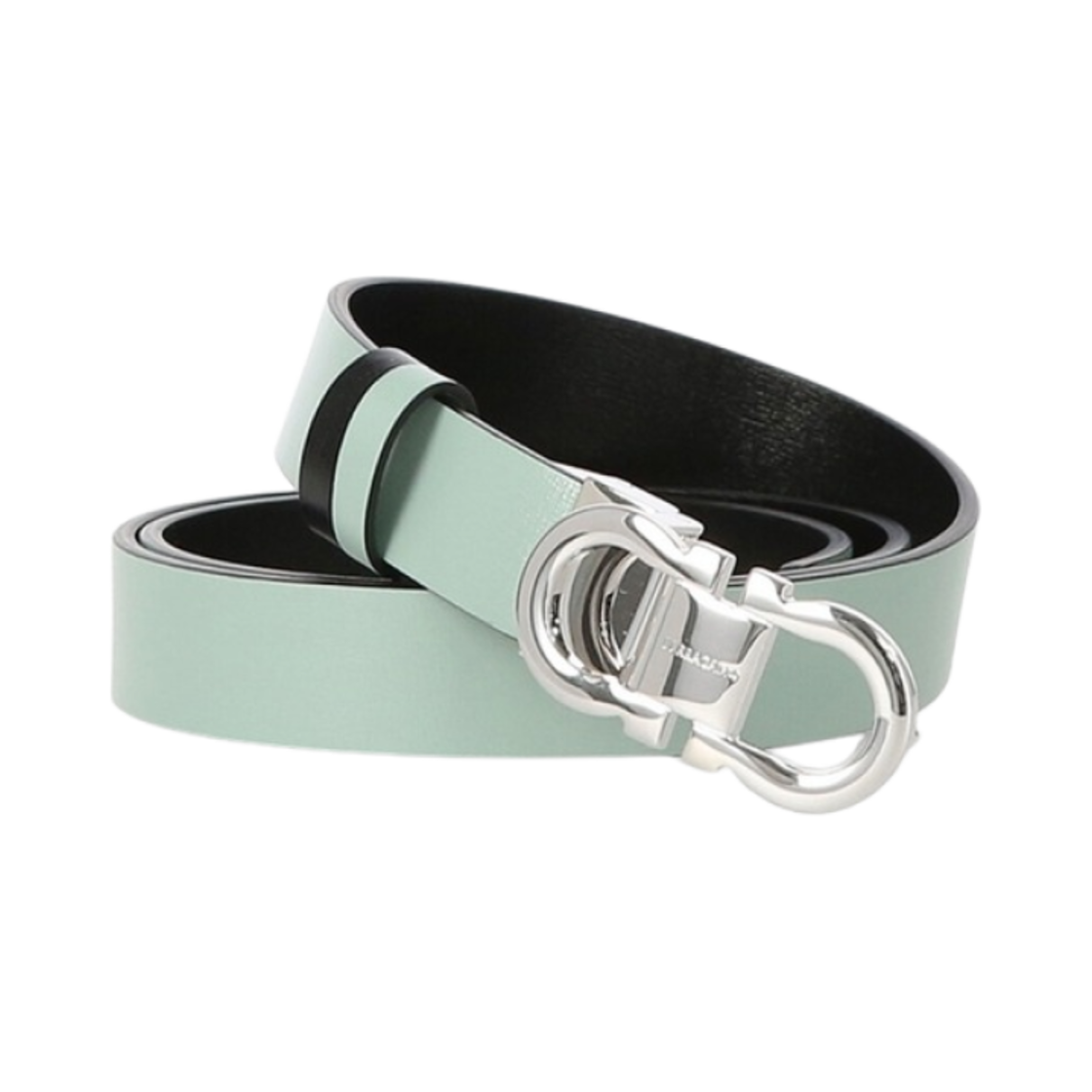 230294-771066 (W) Ferragamo Reversible Adjustable Gancini Belt Lucky Charme
