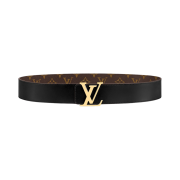 Louis Vuitton LV Initials 40mm Reversible Belt Monogram Canvas Black