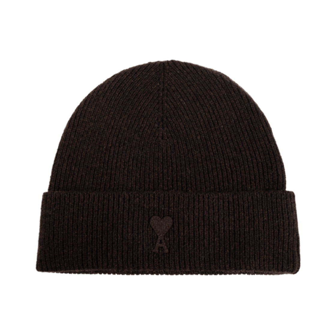 아미 토날 하트 로고 비니 다크 커피(AMI Tonal de Coeur Beanie Dark Coffee) - 1