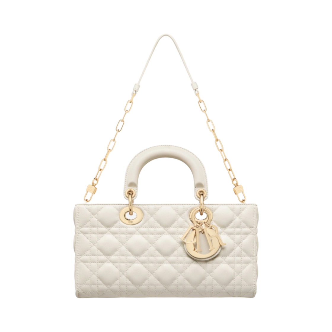 M0540ONGE-M030 Dior Lady D-Joy Bag Cannage Lambskin Latte - #4