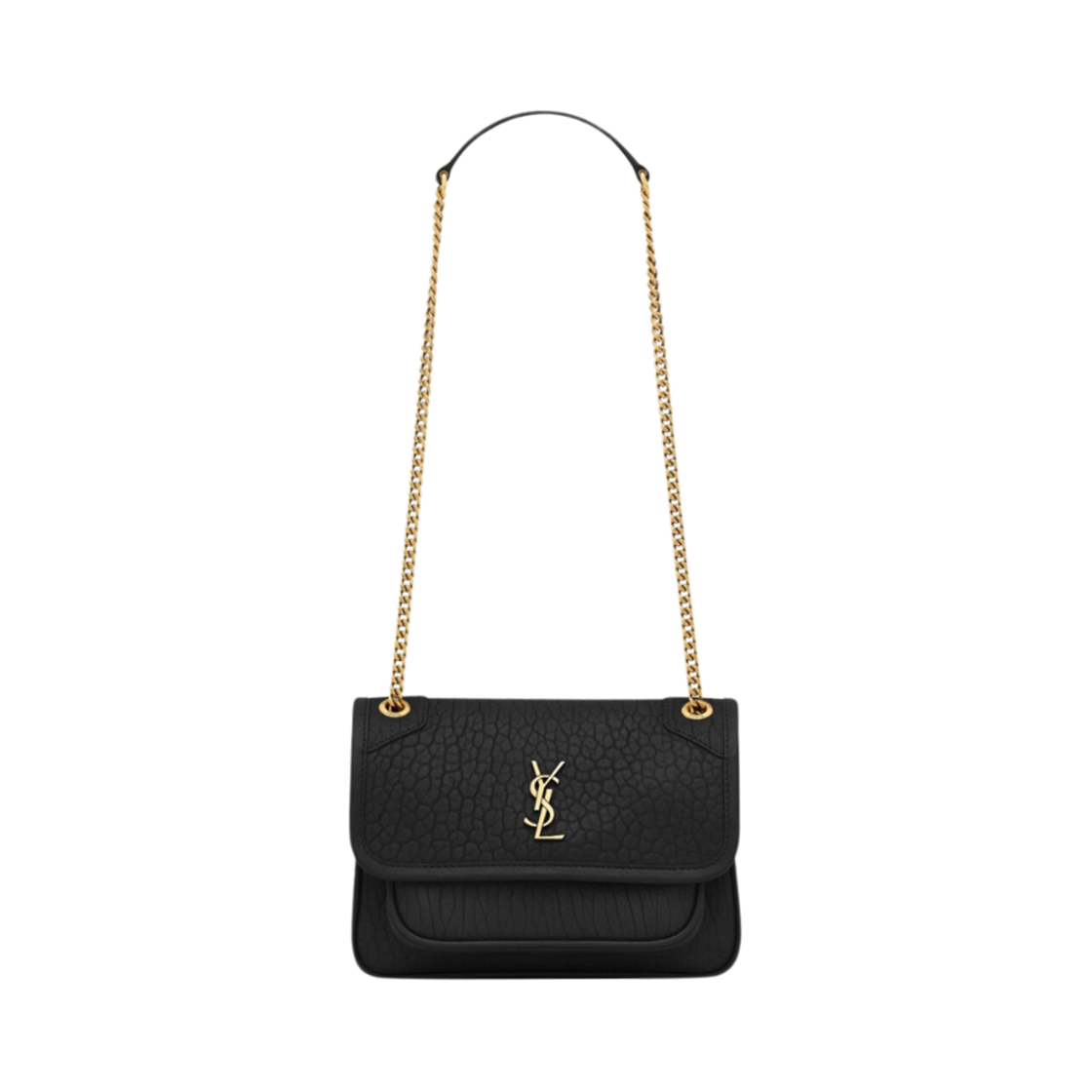 생로랑 니키 미니 그레인드 램스킨 블랙(Saint Laurent Niki Mini in Grained Lambskin Black) - 1