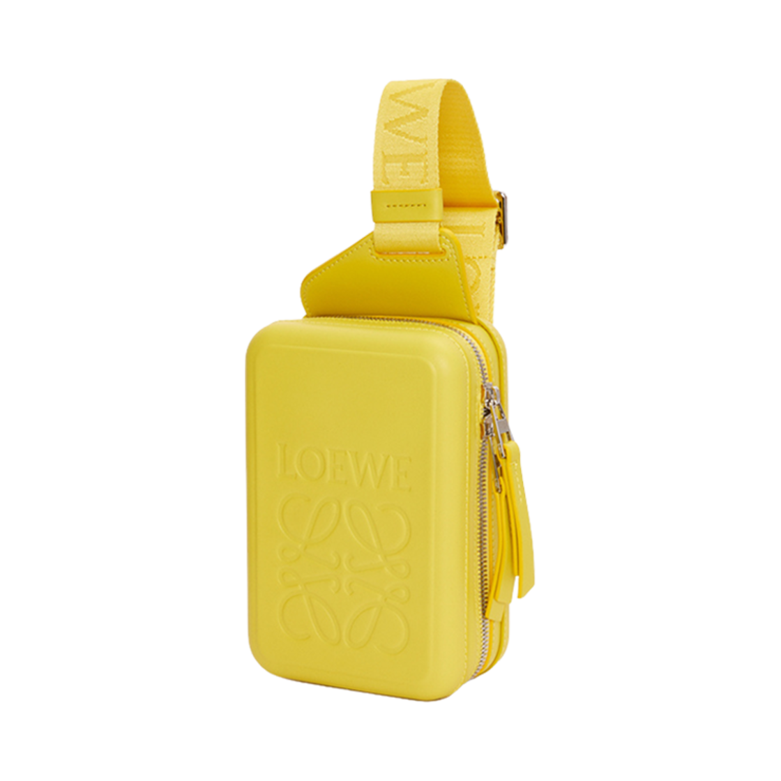 로에베 스무스 카프스킨 몰디드 슬링 레몬 제스트(Loewe Molded Sling in Smooth Calfskin Lemon Zest) - 2