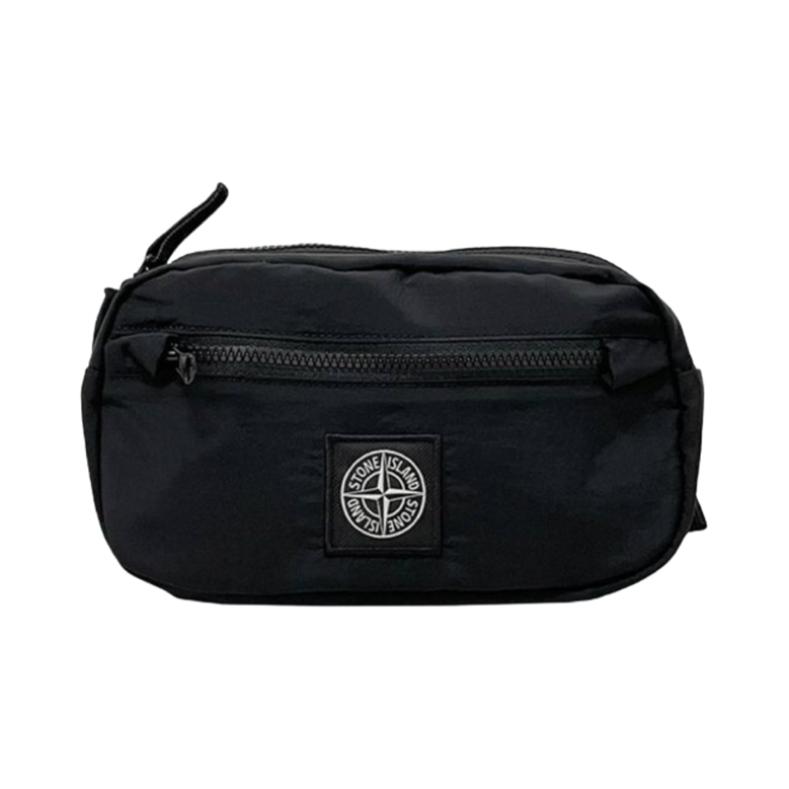 811691564-V0029 (Kids) Stone Island 91564 Logo Patch Crossbody Bag Black - 24FW