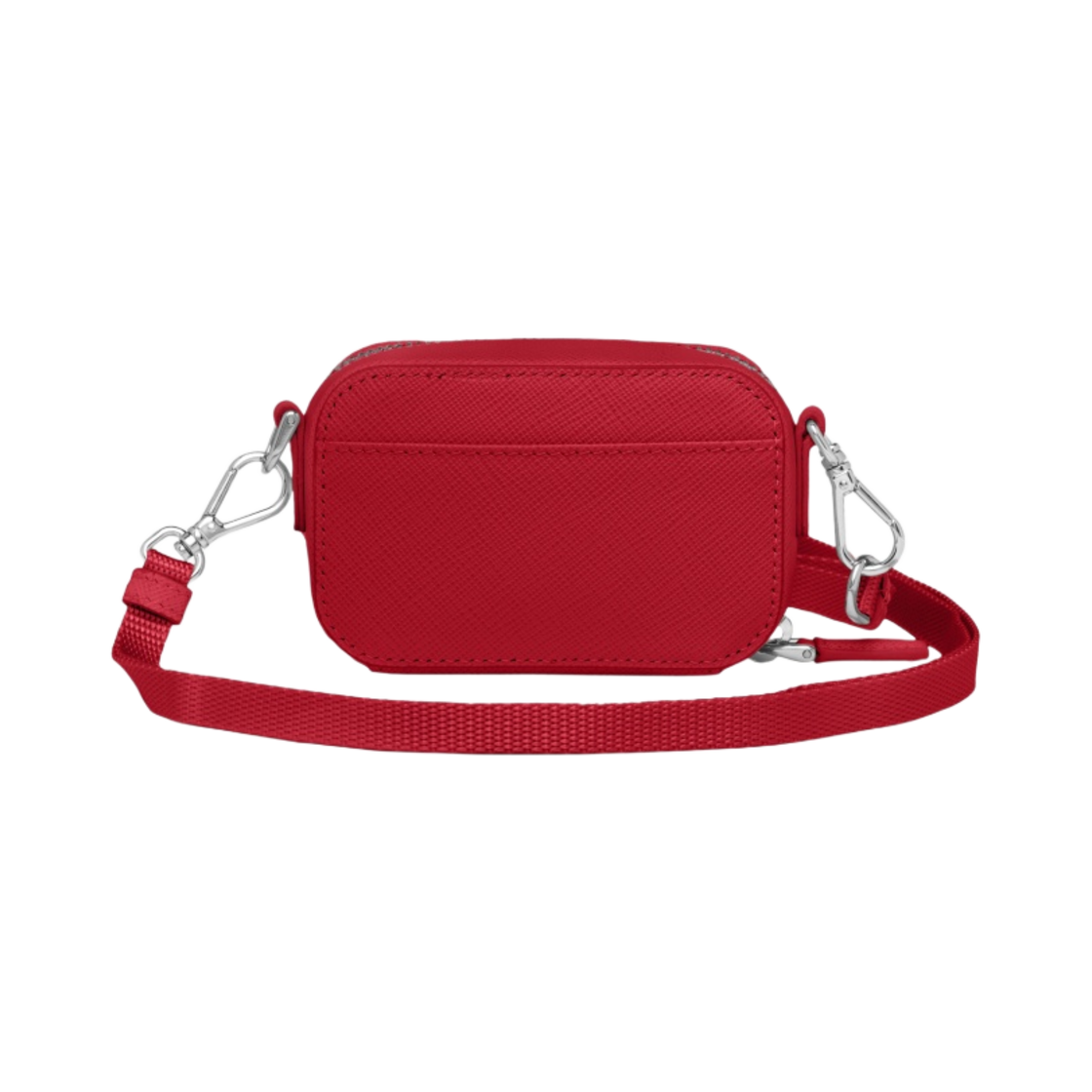 프라다 사피아노 레더 미니 파우치 파이어리 레드(Prada Saffiano Leather Mini Pouch Fiery Red) - 2