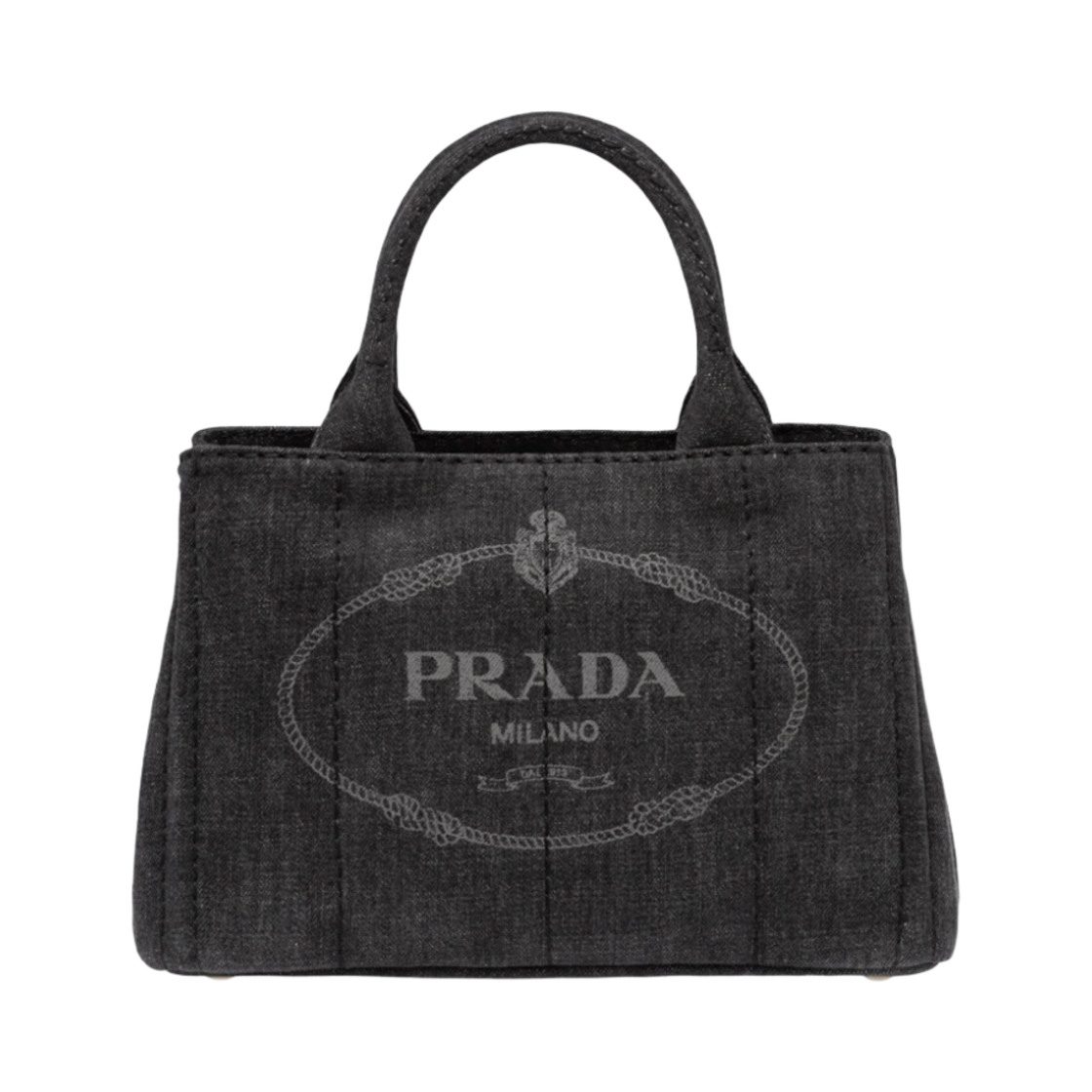 프라다 데님 토트백 블랙(Prada Denim Tote Bag Black) - 1