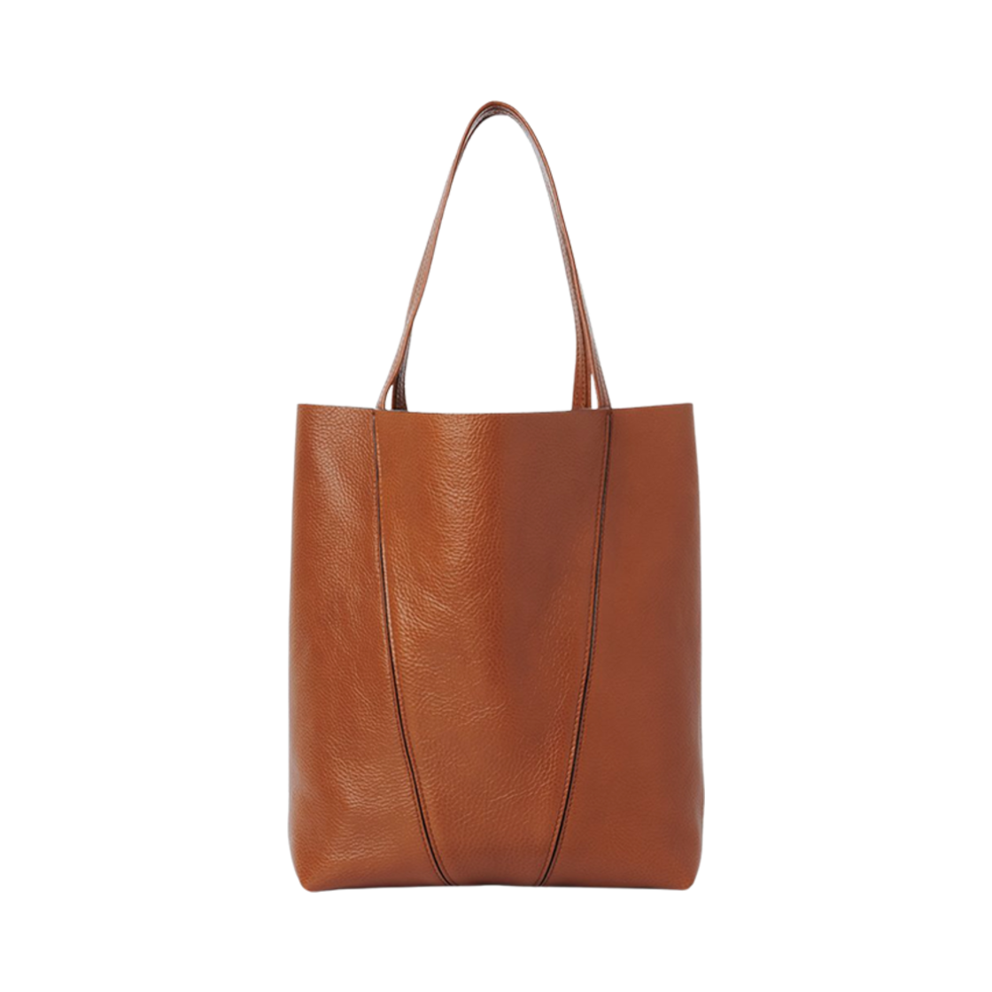 끌로에 그레인드 레더 스핀 토트백 클레이 브라운(Chloe Spin Tote Bag in Grained Leather Clay Brown) - 2