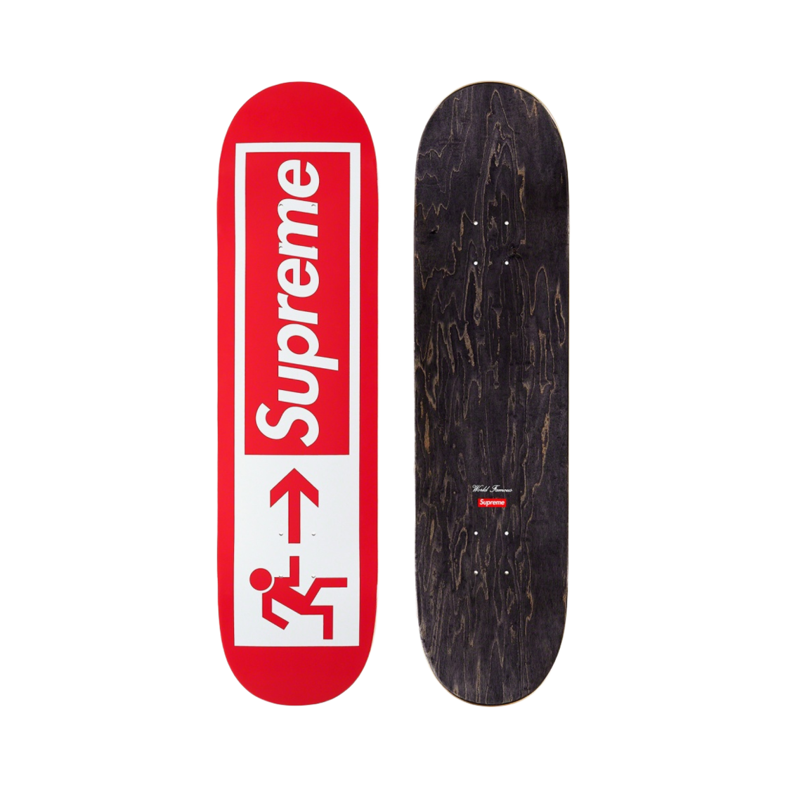 슈프림 엑시트 스케이트보드 덱 레드 - 21SS(Supreme Exit Skateboard Deck Red - 21SS)