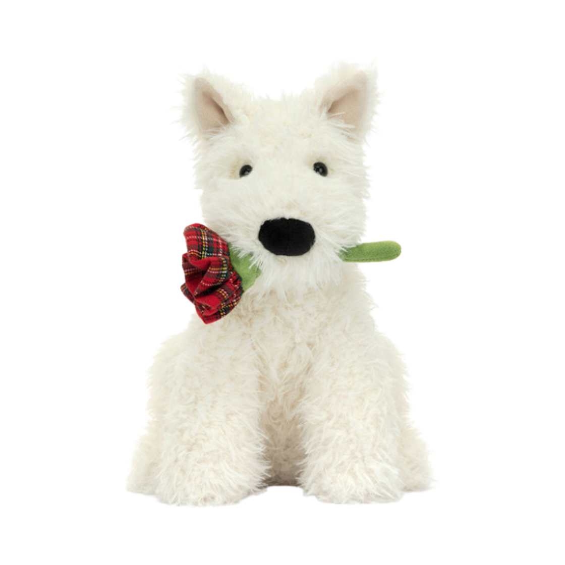 MUN2VSG Jellycat Munro Scottie Dog 'Love You' Cream