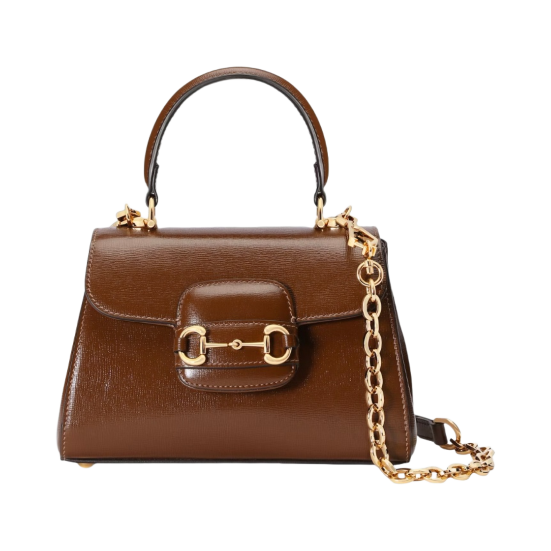 구찌 홀스빗 1955 미니백 라이트 브라운 레더(Gucci Horsebit 1955 Mini Bag Light Brown Leather) - 1