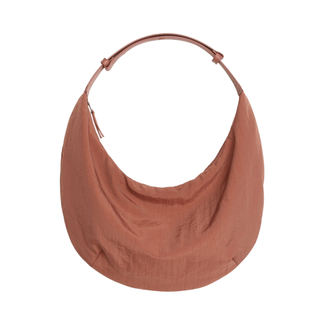 1194060-002 Arket Curved Nylon Bag Rusty Red