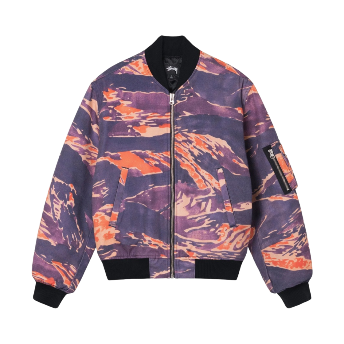 스투시 티그리스 캔버스 봄버 퍼플(Stussy Tigris Canvas Bomber Purple) - 1