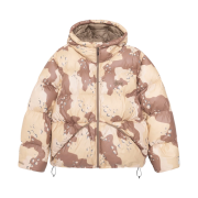 Stussy Camo Ripstop Down Parka Khaki