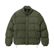 Stussy Ripstop Down Puffer Jacket Olive - 22FW