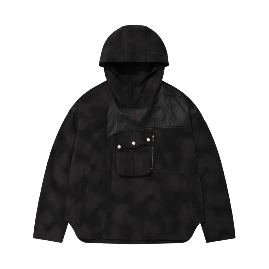 25SPCLJK001-BK PHOS333 Chasing Nova Anorak Black