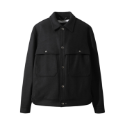 Iro Moyen Oversized Short Coat Black