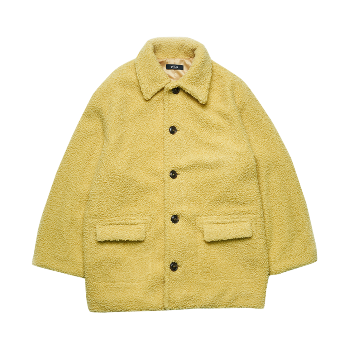 S36593 FAD Fleece Fur Jacket Mustard