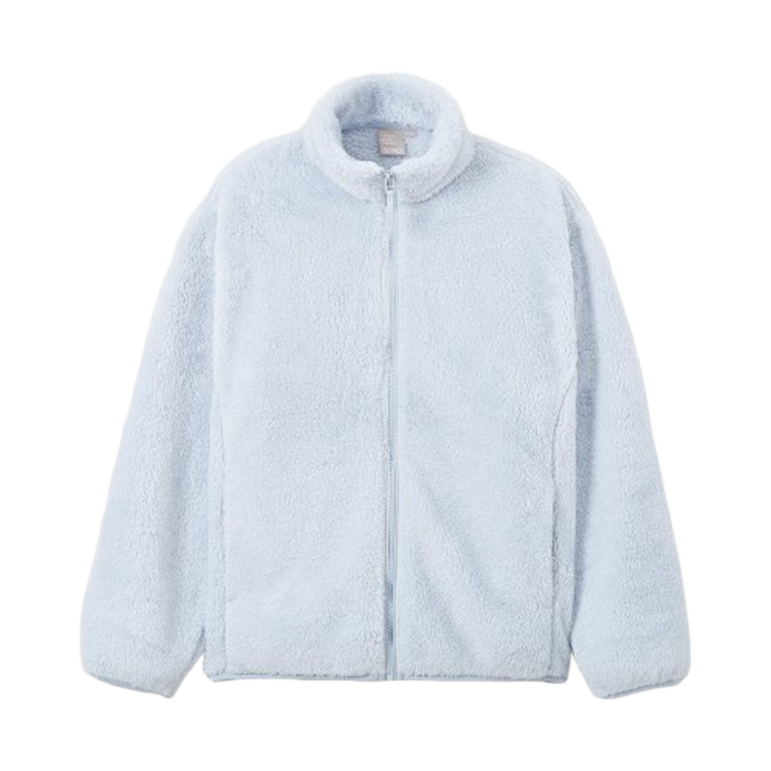 스파오 베이직 퍼 플리스 집업 파우더 블루(Spao Basic Fur Fleece Zip Up Powder Blue)