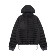 Sansan Gear Paneled Puffer Jacket Black - 24FW
