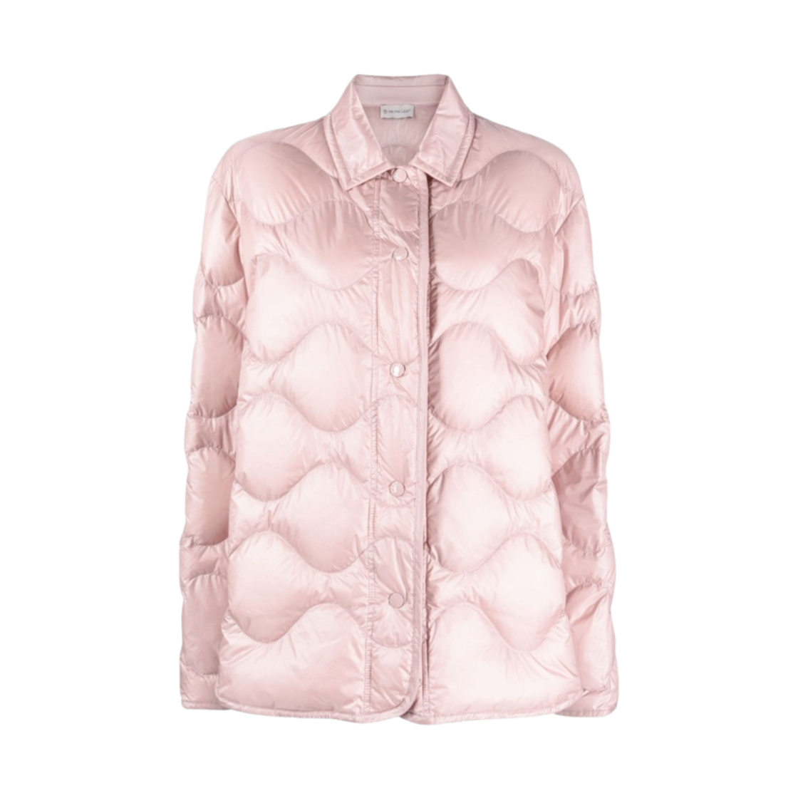 (W) 몽클레르 패딩 셔츠 라이트 핑크 - 23FW((W) Moncler Padded Shirt Light Pink - 23FW) - 1