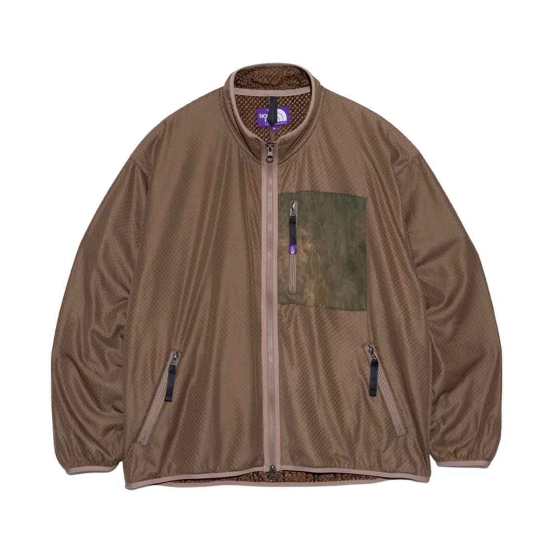 NY2404N The North Face Purple Label Field Zip Up Jacket Brown