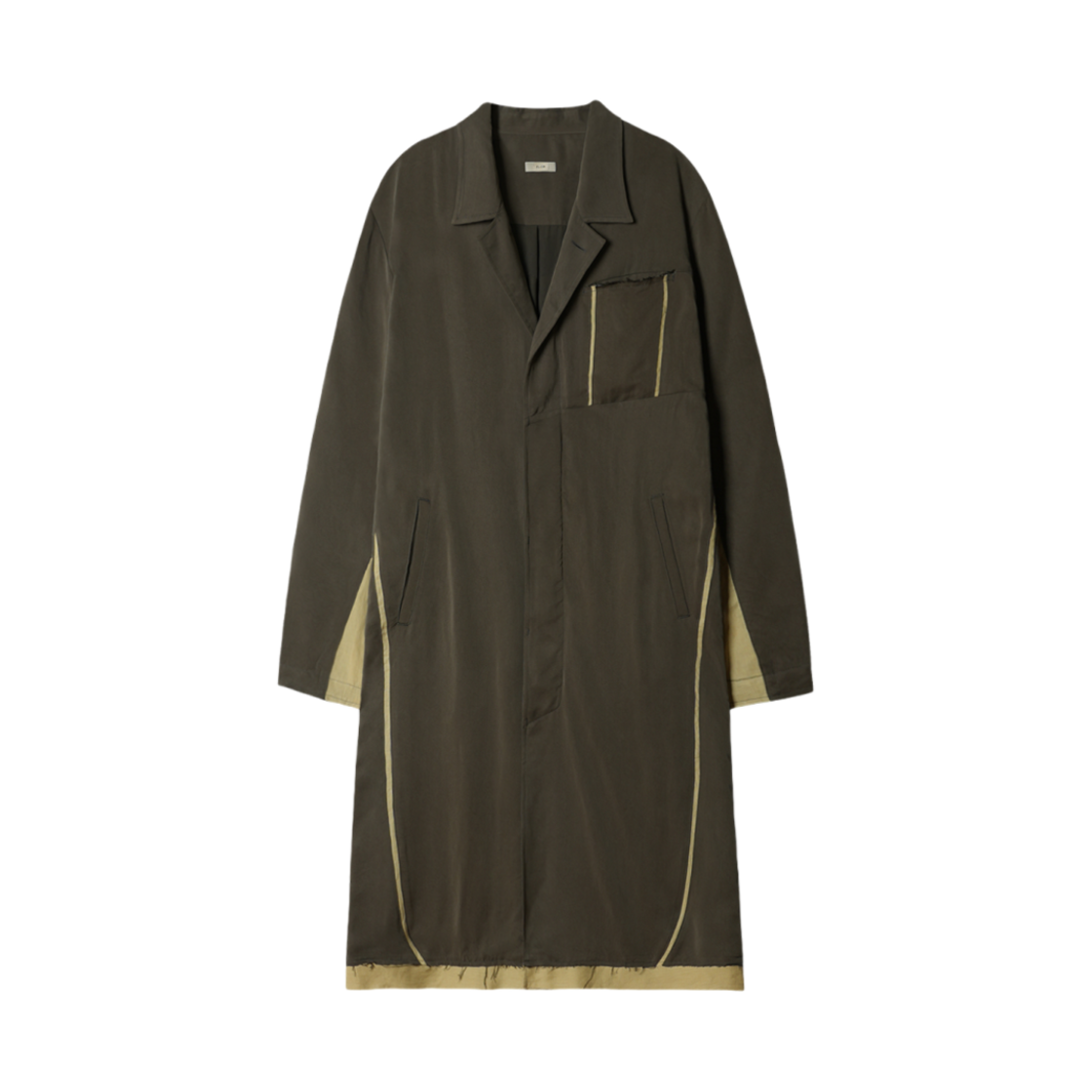 엑슬림 에피소드6 01 셔츠 코트 카키(Xlim Ep.6 01 Shirt Coat Khaki)