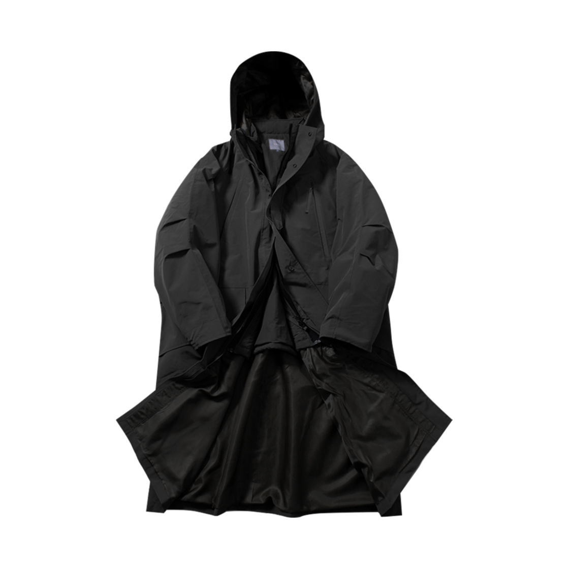 발루트 노마드 후드 롱 파카 블랙 차콜