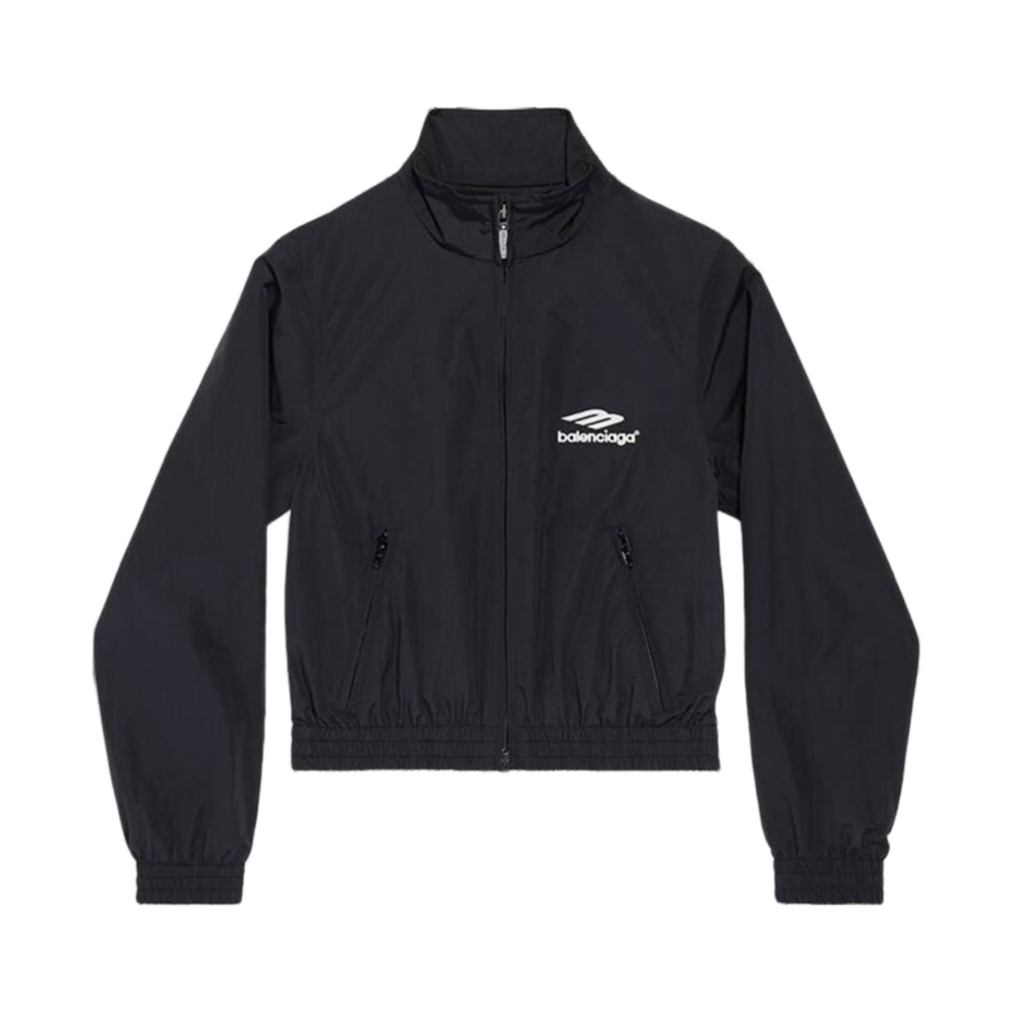 발렌시아가 3B 스포츠 아이콘 피티드 트랙수트 자켓 블랙