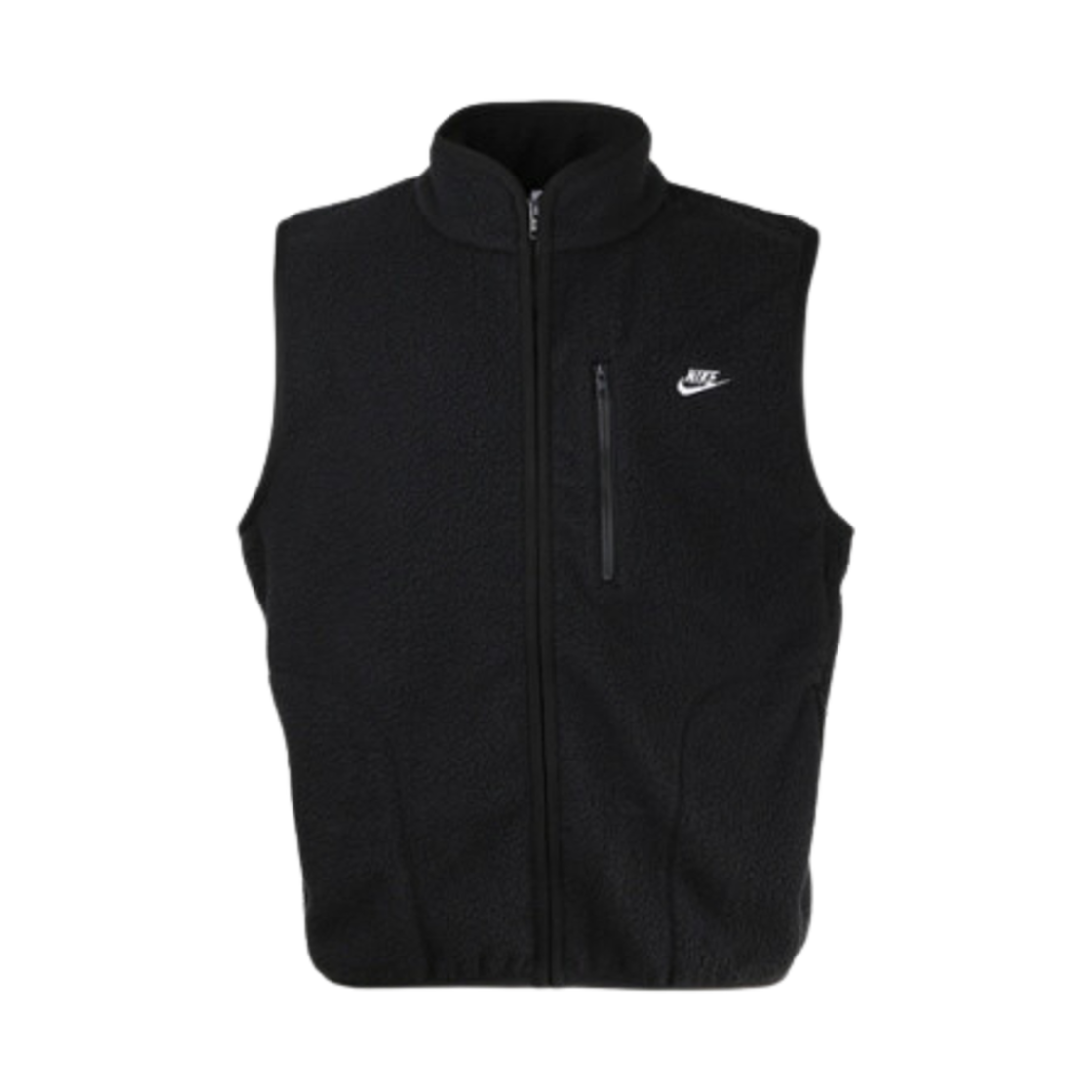 나이키 NSW 클럽 윈터라이즈드 베스트 블랙 화이트 - 아시아(Nike NSW Club Winterized Vest Black White - Asia)
