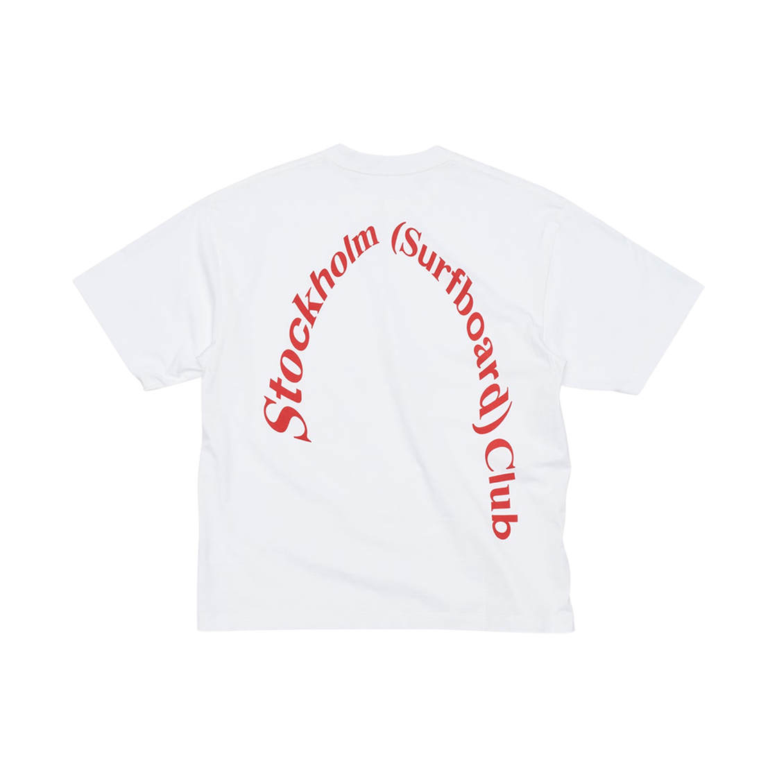 - Stockholm Surfboard Club Back Logo T-Shirt White