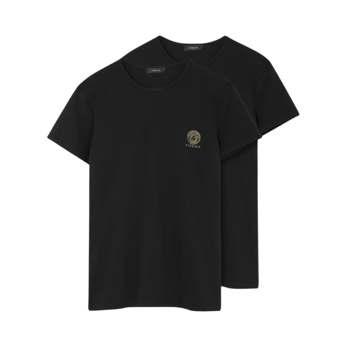 베르사체 메두사 언더셔츠 블랙 (2개입)(Versace Medusa Undershirt Black (2 Pack)) - 1