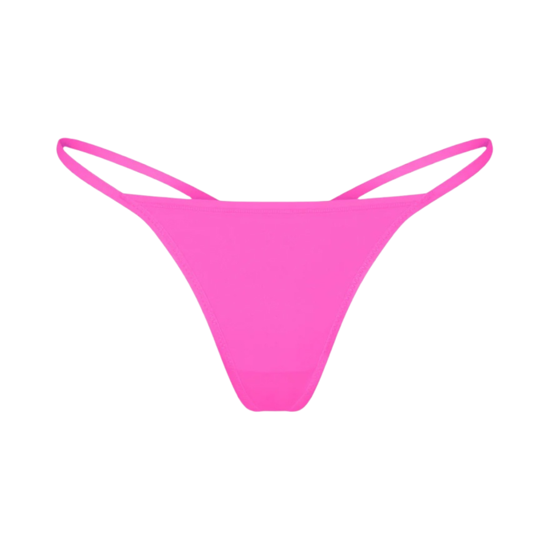 (W) 스킴스 핏츠 에브리바디 티 스트링 통 네온 핑크((W) Skims Fits Everybody T-String Thong Neon Pink)