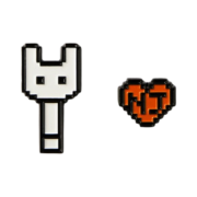 Newjeans x The Powerpuff Girls Metal Pin Badge Bunny