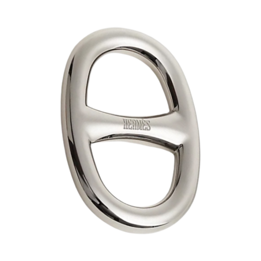 Hermes Chaine d'Ancre Scarf 90 Ring Palladium