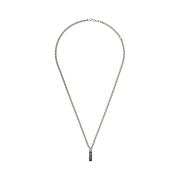 Gucci Necklace With Enamel Pendant Silver