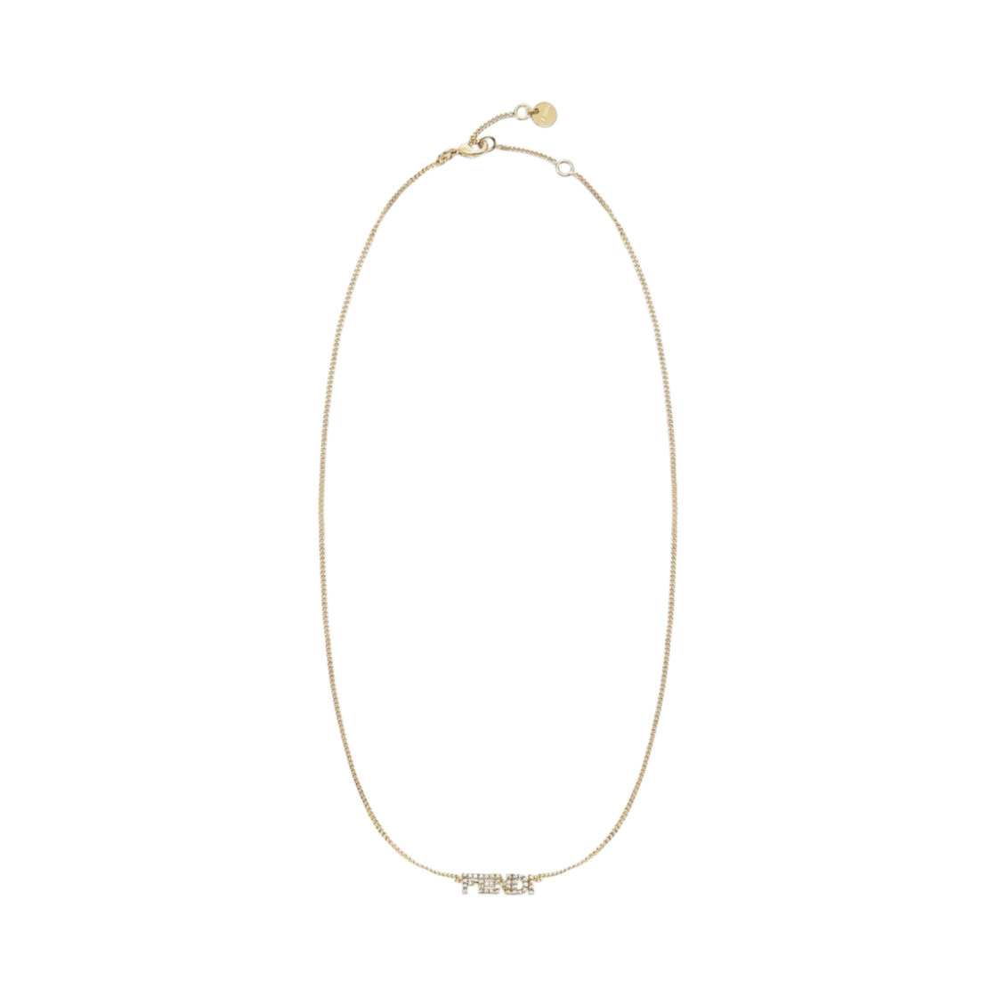 (W) 펜디 시그니쳐 네클리스 골드((W) Fendi Signature Necklace Gold) - 1