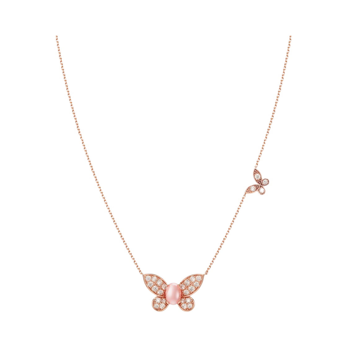 미꼬 모르포 핑크오팔 L 목걸이 핑크 골드(Miko Morpho Pink Opal L Necklace Pink Gold)