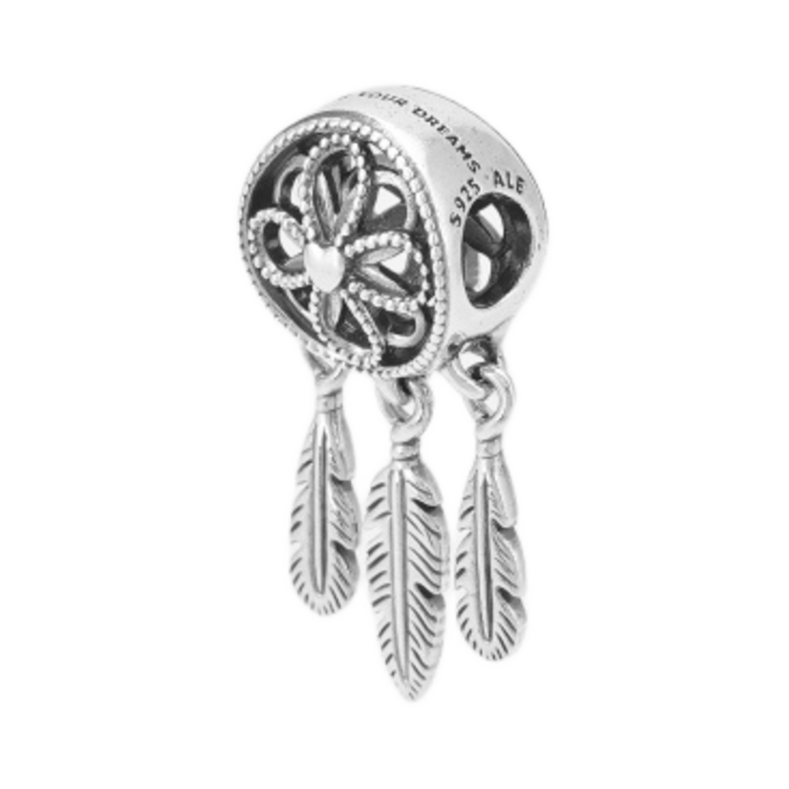 (W) 판도라 스피리츄얼 드림캐처 참 스털링 실버((W) Pandora Spiritual Dreamcatcher Charm Sterling Silver) - 2