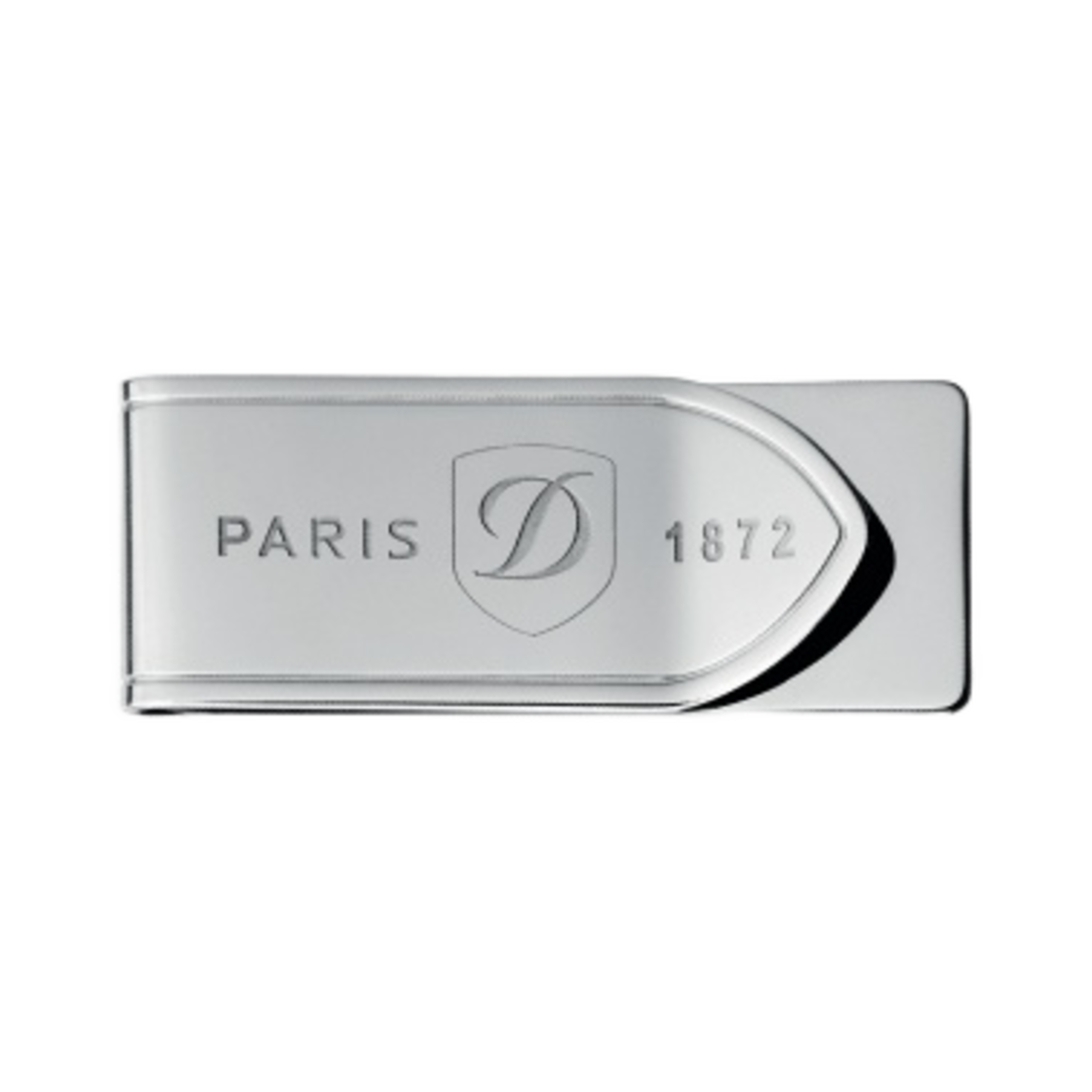 S.T. 듀퐁 뱅크노트 클립 클래식 스테인리스 스틸 피니쉬 실버(S.T. Dupont Banknote Clip Classic Stainless Steel Finish Silver)