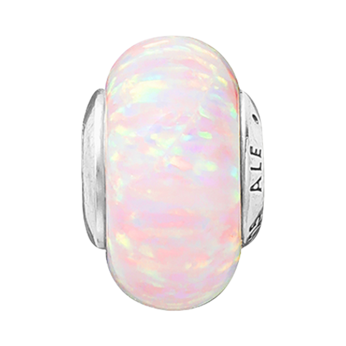 (W) 판도라 오팔센트 참 스털링 실버 핑크((W) Pandora Opalescent Charm Sterling Silver Pink)