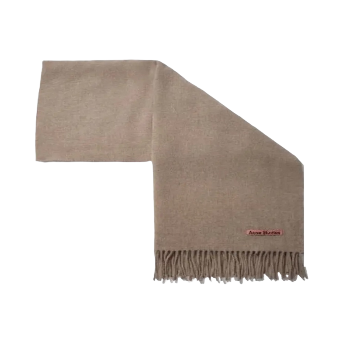 CA0209-633 Acne Studios Wool Fringe Muffler Oatmeal Melange